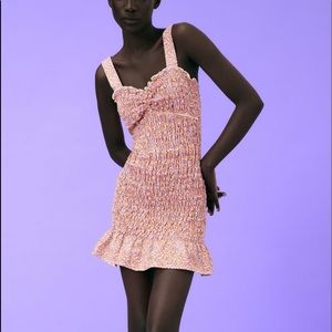 SOLDDDD!!! smocked zara dress